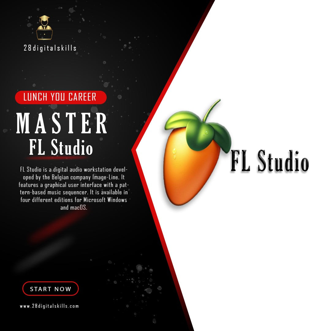 FL Studio Mastery: Complete Course Bundle with Genuine Software, Plugins, and Resources