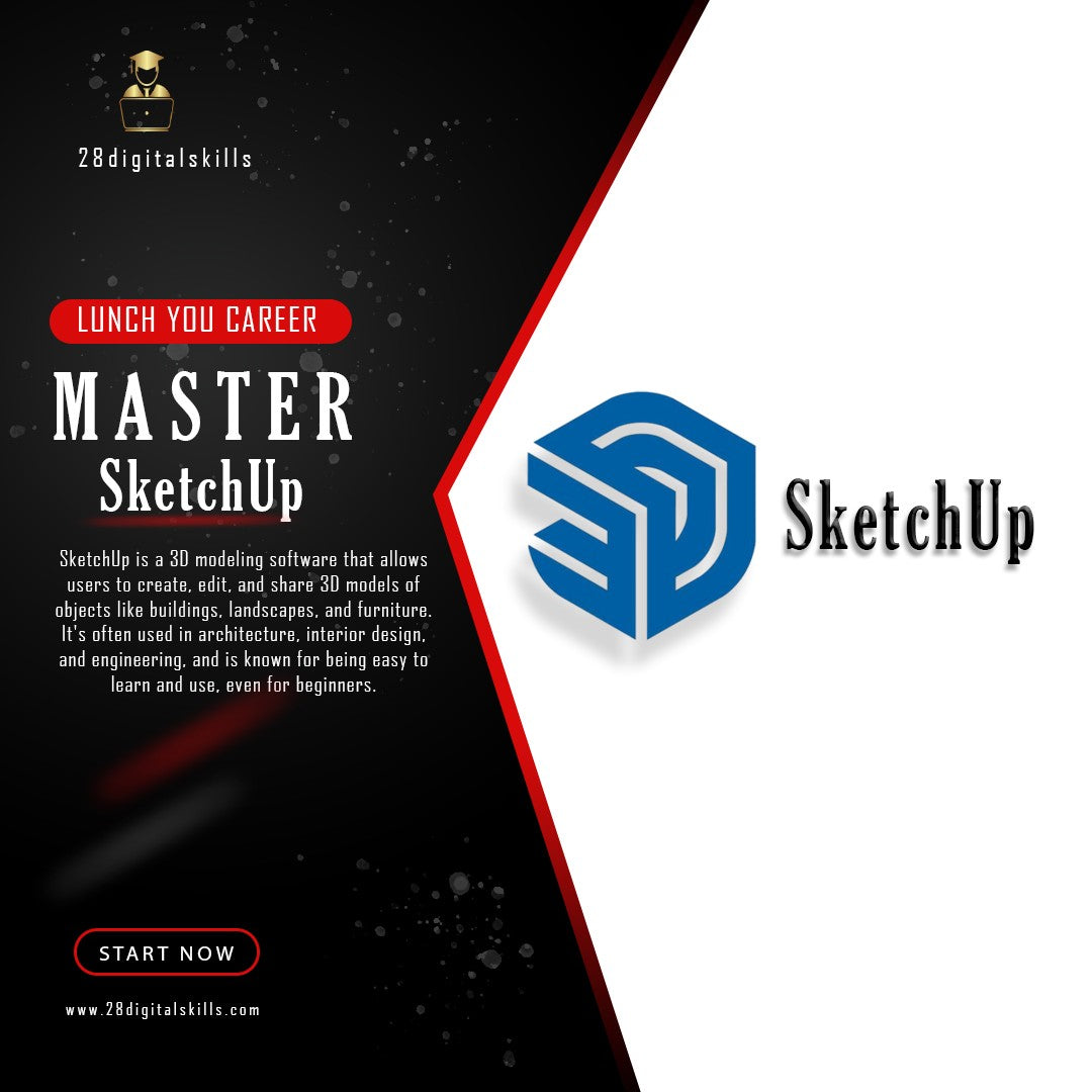 Mastering SketchUp: Complete Course Bundle with Genuine Software, Plugins, and Resources